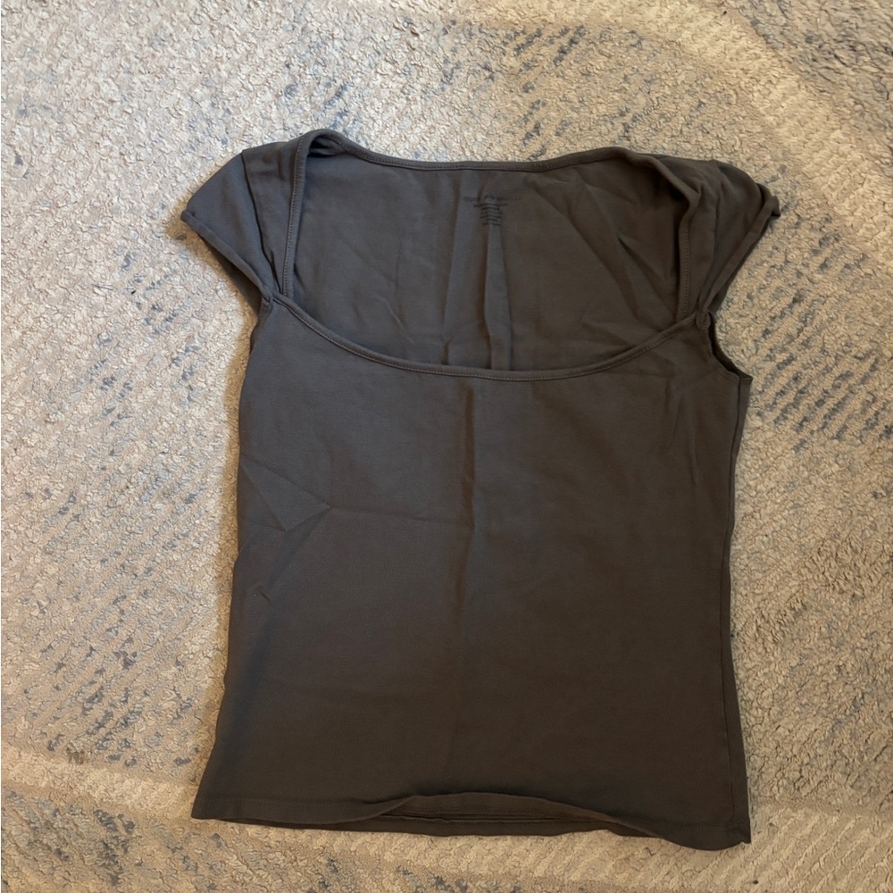 Women's Grey Brandy Melville Top